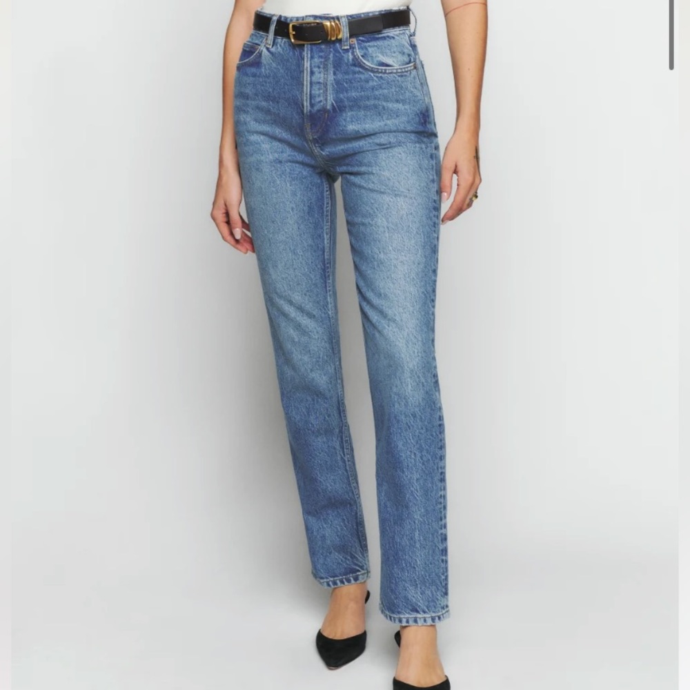 Reformation Cynthia High Rise Straight Jean size 26 Colorado